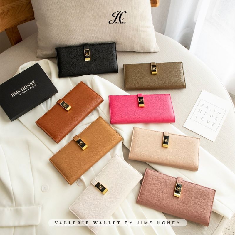 Jims Honey - Vallerie Wallet | Dompet Lipat Wanita | Dompet Panjang Wanita | Dompet Jims Honey
