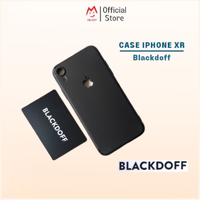 Case iPhone XR Blackdoff Casing iPhone XR Iphone Case XR Silikon Case iPhone Case Blackdoff