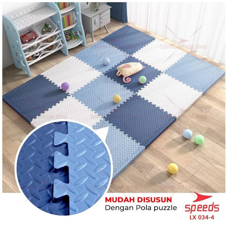 SPEEDS Matras Evamat Matras Puzzle Karpet Puzzle Matras Alas Lantai Evamat