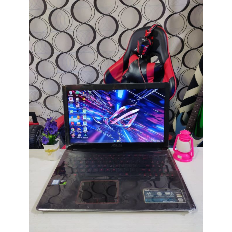 Laptop Gaming Asus X550JX Ram 12gb SSD+HDD core i7 Dual Vga Windows10 Siap Pakai Fitur Lengkap