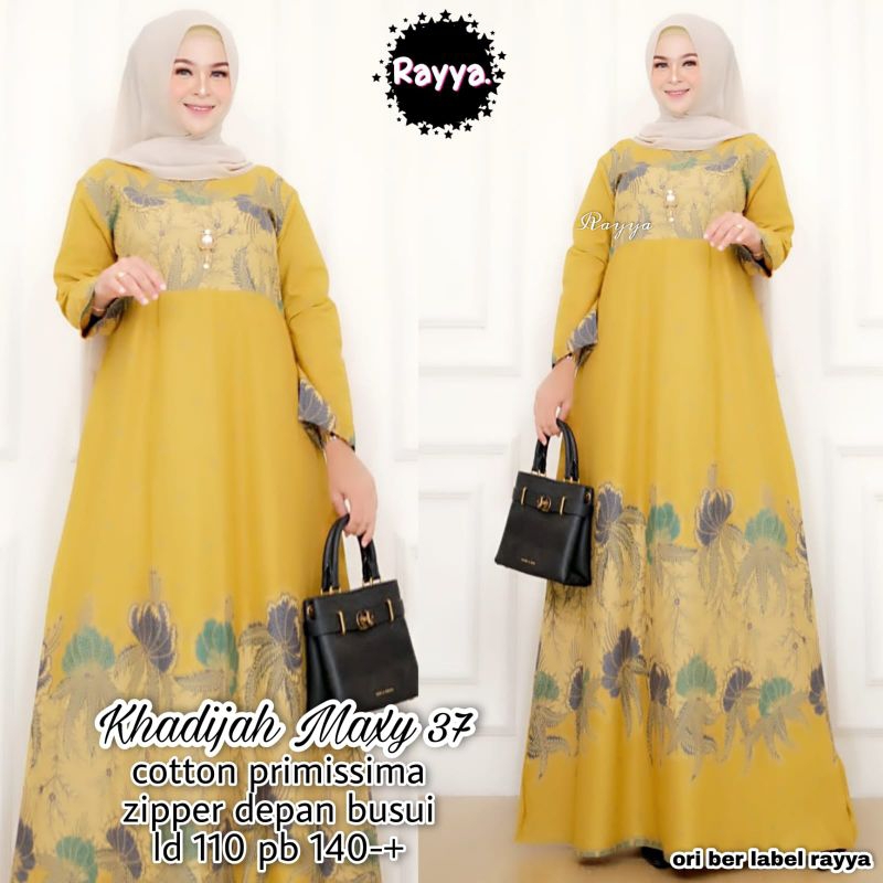 Gamis katun Khadijah maxy batik solo gamis batik