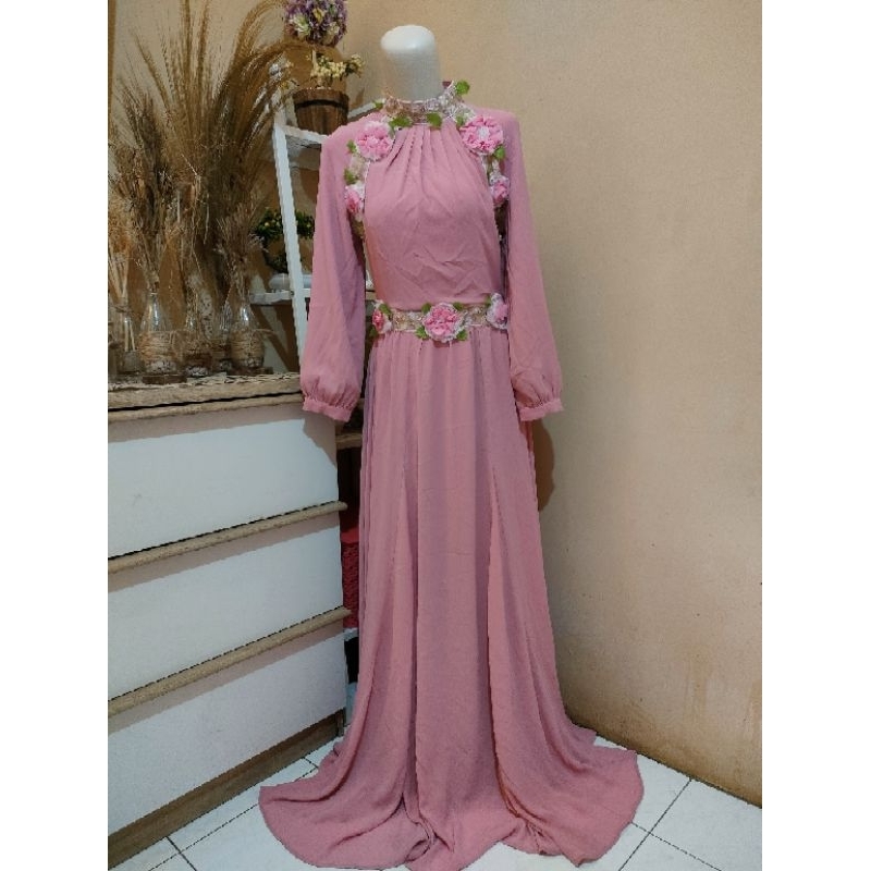 preloved dress nyanyi,dress mc,dress pesta