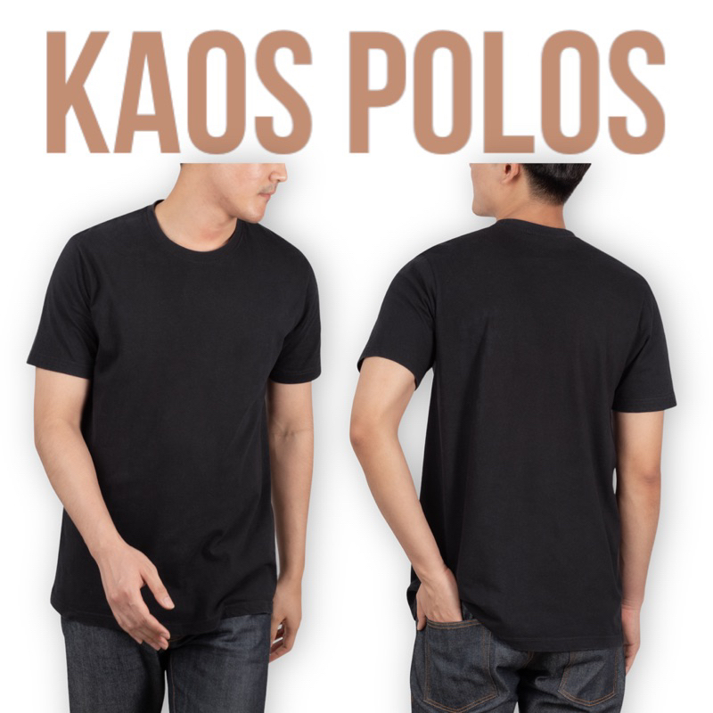 Kaos Polos | Kaos Pria Wanita | Kaos Katun Combed 30s Premium | Kaos Oblong | Kaos Santai