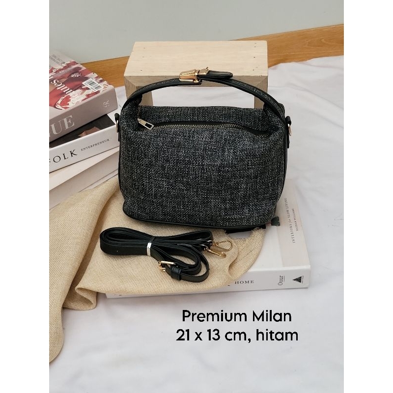 Premium Milan Tas Kanvas Wanita