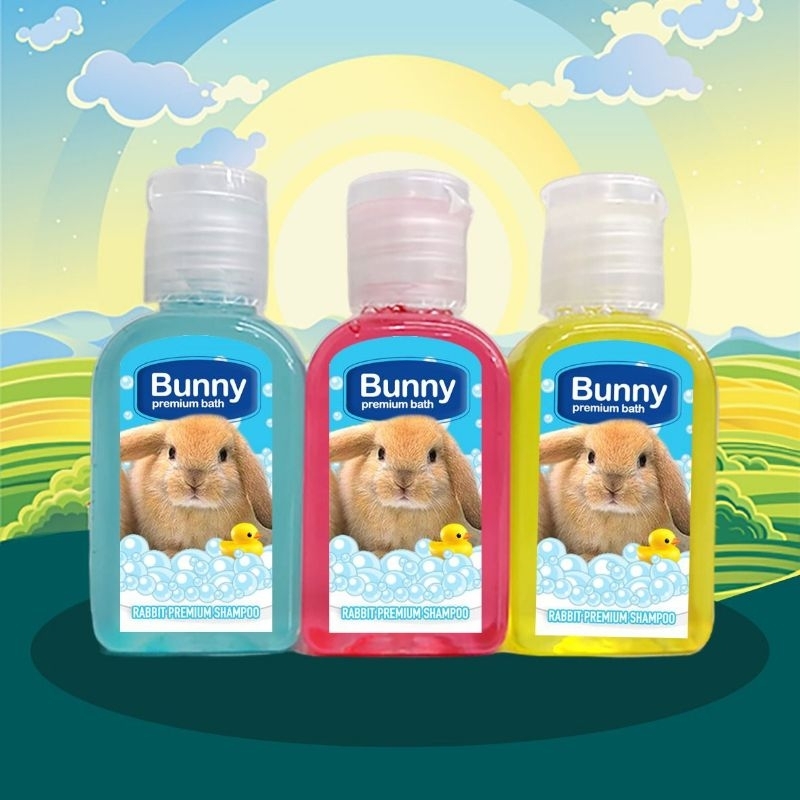 BUNNY BATH - Shampoo Kelinci Shampoo Grooming Kelinci Shampoo Anti Bulu Kusut Kelinci Wangi Bulu Panjang