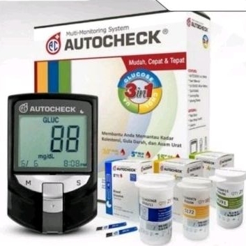 Alat Cek Gula Darah Kolesterol Asam Urat / Alat Tes Gula Darah Kolestrol Asam Urat