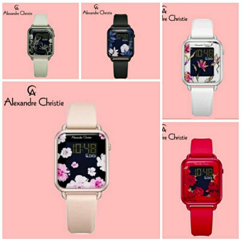 JAM TANGAN WANITA ALEXANDRE CHRISTIE AC 9332 / 9341 / 9378 DIGITAL