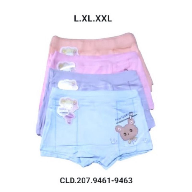 Celana dalam boxer anak perempuan isi 3pcs | Pakaian dalam anak cewek katun streat