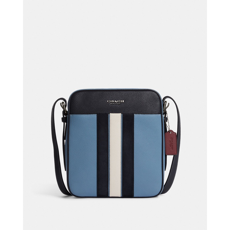 Coach Hudson Crossbody 21 With Varsity Stripe (CB908)