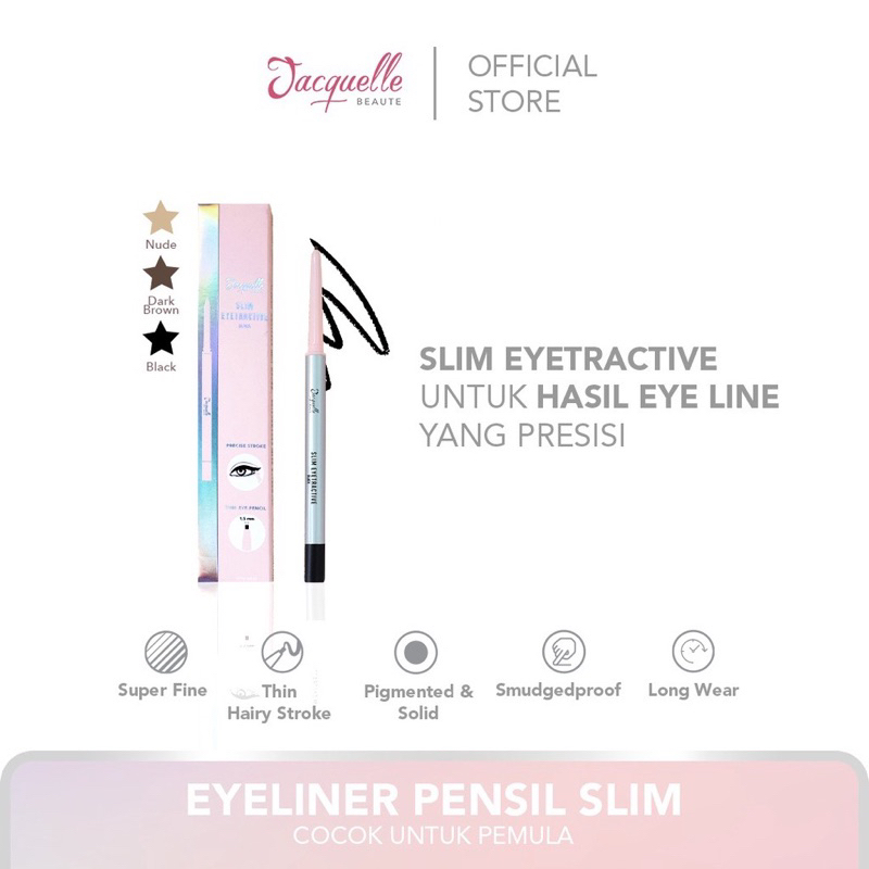 Jacquelle Slim Eyetractive Eyeliner Pencil