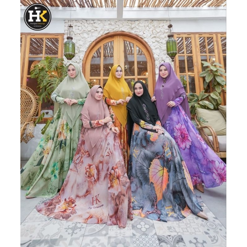 GAMIS SYARI MEWAH / MAWAR SYARI ORI HK BY DERMAWAN / GAMIS SYARI PREMIUM / GAMIS WANITA TERBARU