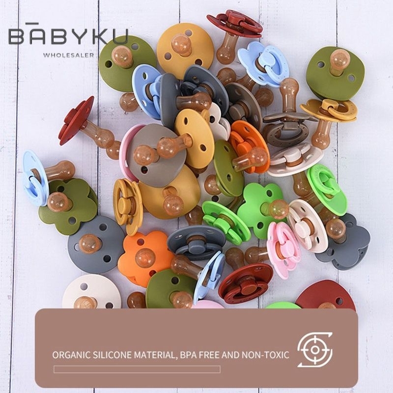 Empeng bayi silikon bulat classic rubber / Baby pacifier bulat