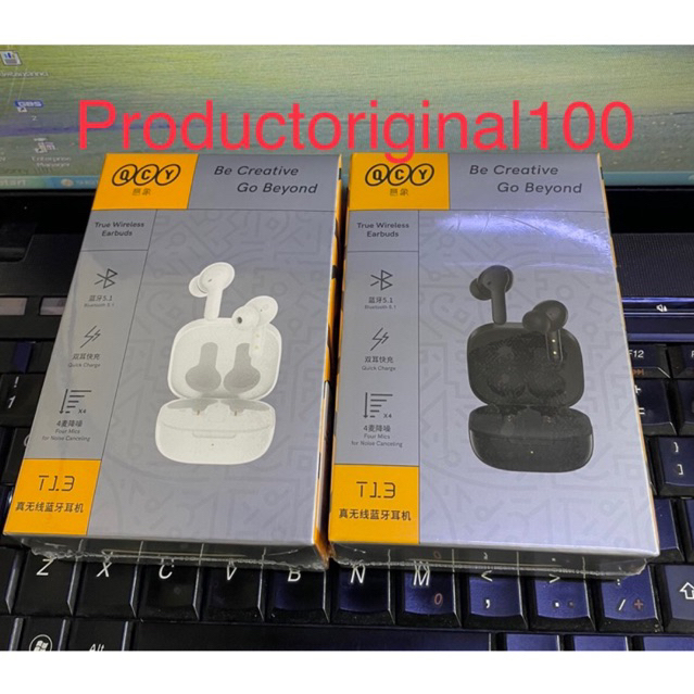 QCY T13 True Wireless Earbuds Earphone TWS T13 - Putih