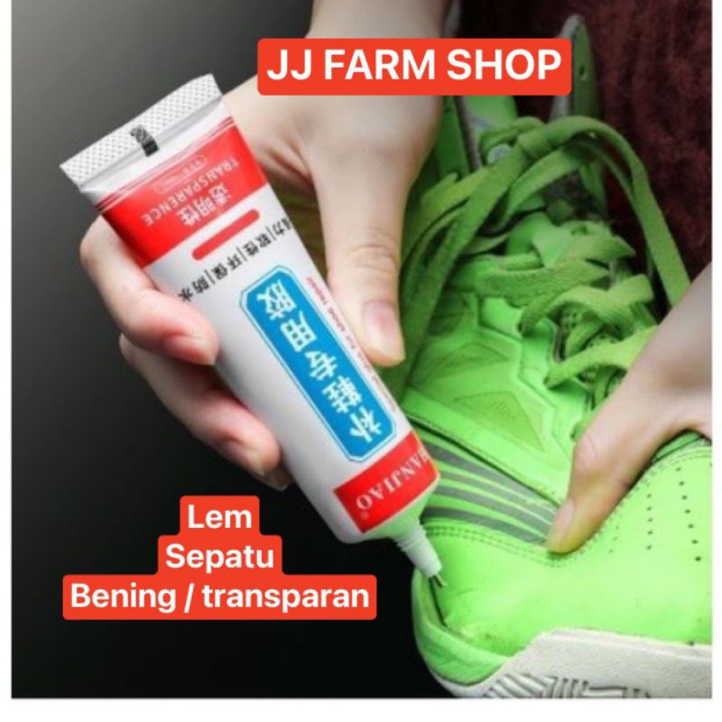 lem sepatu tas kulit dompet bening transparan kuat original anti air kuat