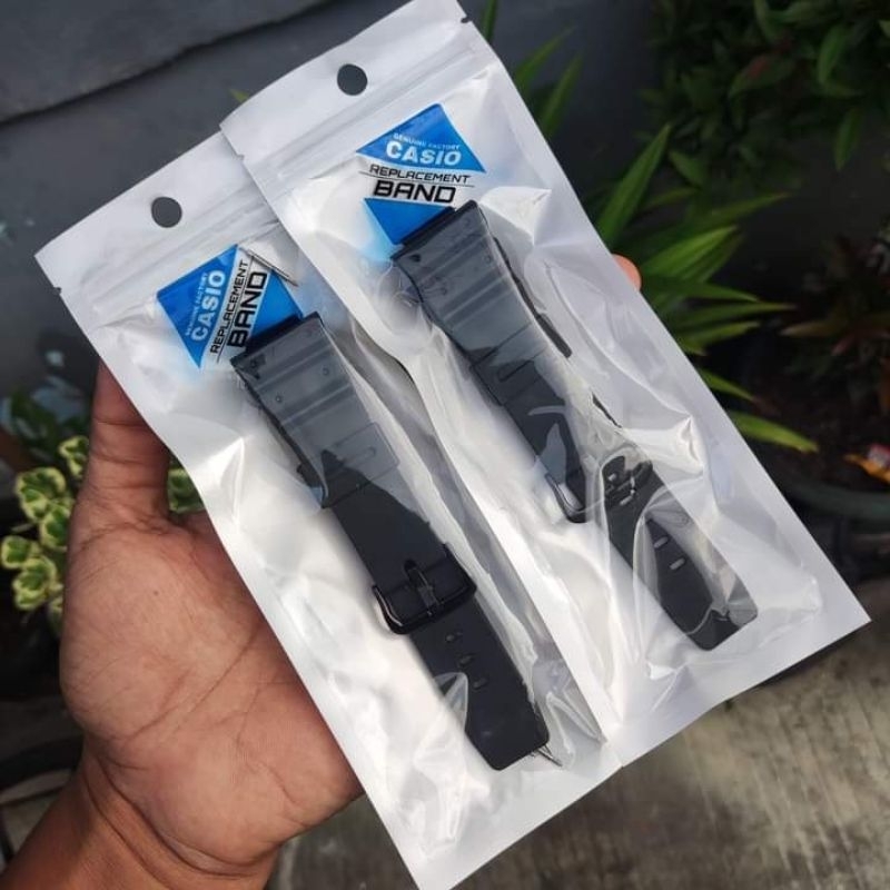 STRAP TALI JAM TANGAN DW-6900 DW 6900 BLACK PREMIUM