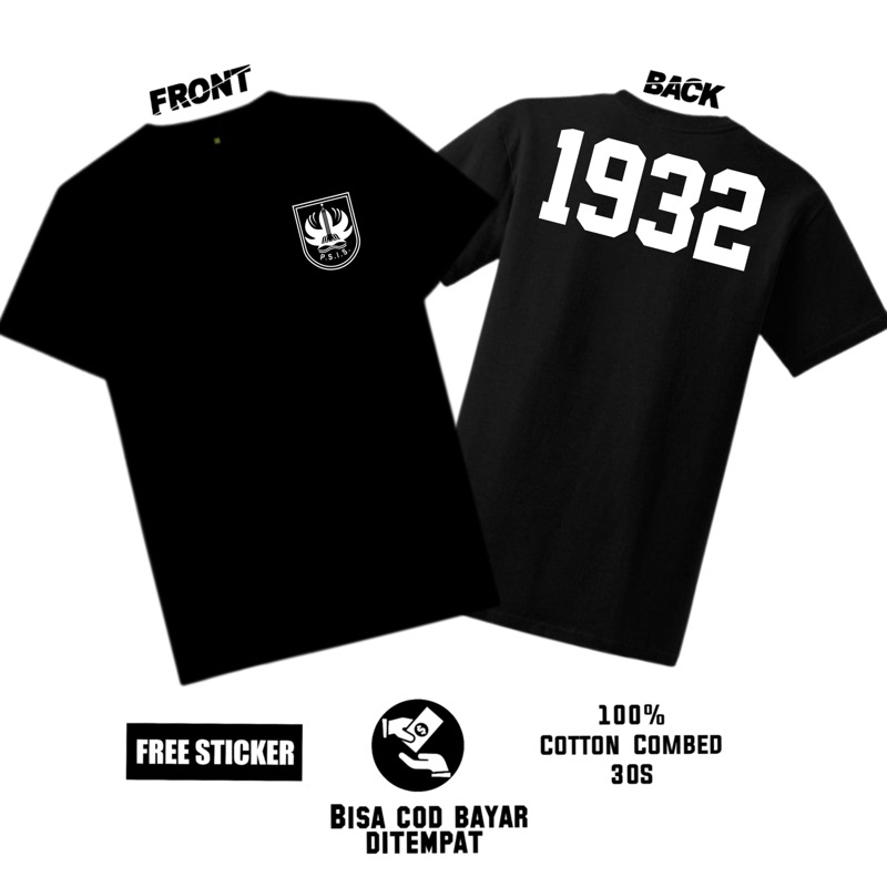 KAOS 1932 PSIS SEMARANG / KAOS PSIS SEMARANG 1932 / KAOS 1932 SEMARANG