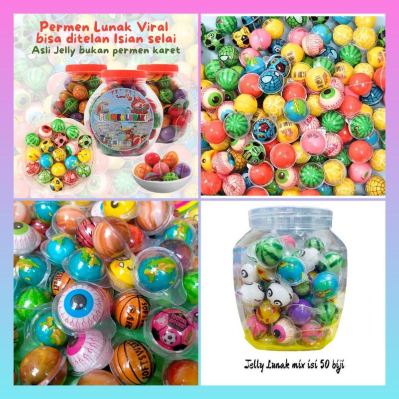 (FreeOngkir) ISI 50PCS PERMEN VIRAL PERMEN LUNAK VIRAL TERMURAH Halal Terpopuler