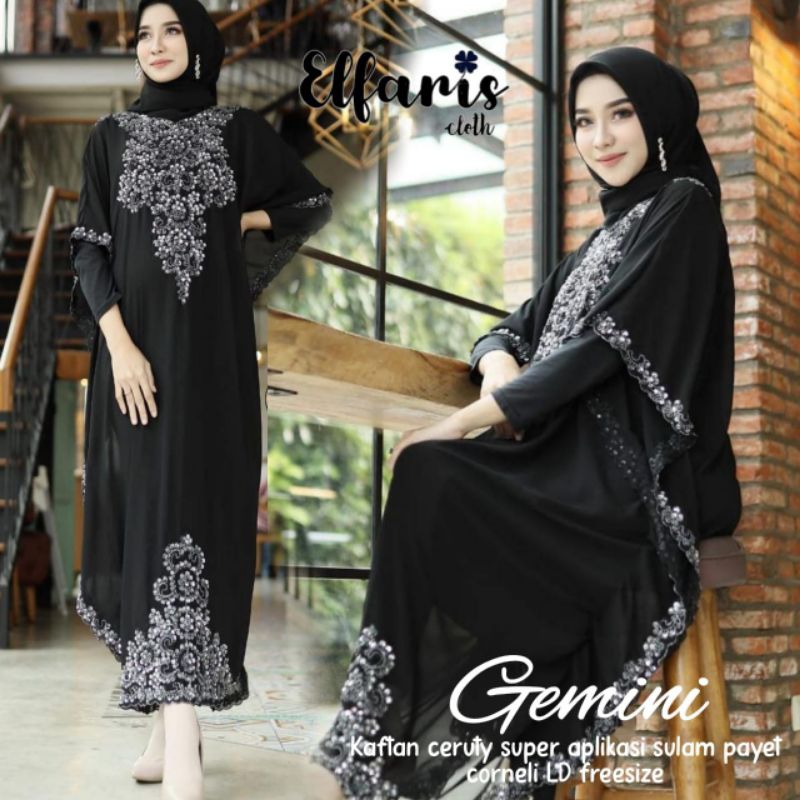 GEMINI KAFTAN WANITA TERBARU BY ELFARIS