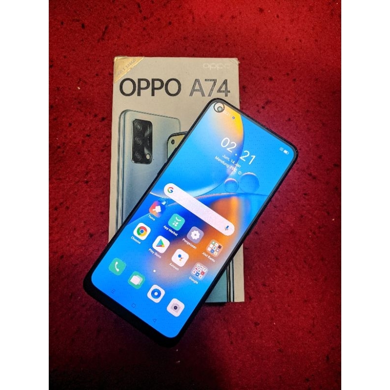 (SECOND) Oppo A74 ram 6/128 Fullset