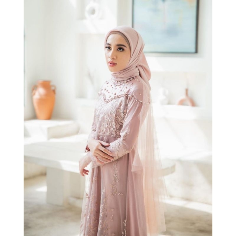 Namira Dress BrukatTile Gamis Kondangan Cantik Gamis Brokat Baju Kondangan Wanita Jumbo Dres Brokat Premium Gamis Warna Mauve Sage Matcha Wedding Dress Gamis Brukat Jumbo Seragaman Pernikahan Outfit Kondangan Terbaru Dress Brukat Tille Outfit Bridesmaid