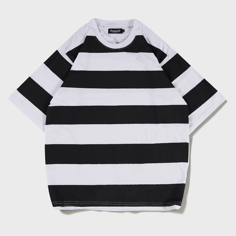[N01137] T-shirt Oversized STRIPE SALUR