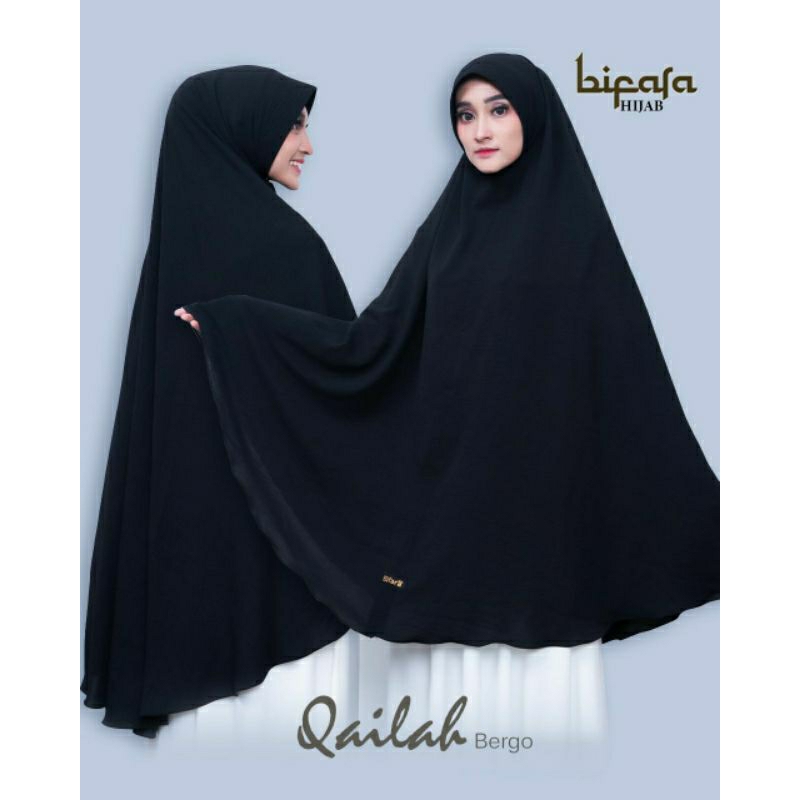 Khimar Crinckle Syari Jumbo Size XXXL By Bifara