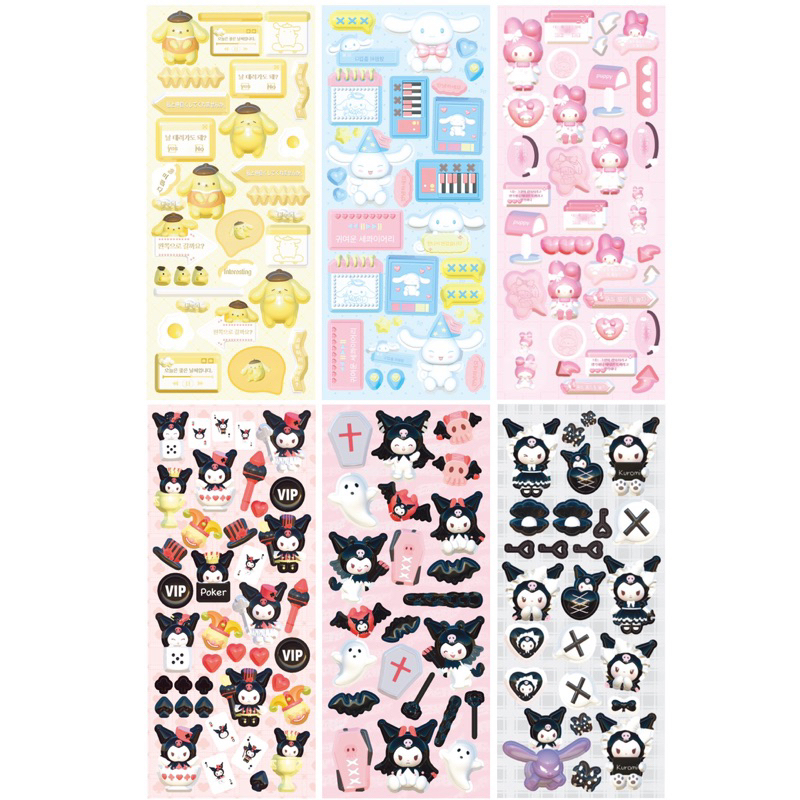 1 sheet stiker kulomi melody sanrio [163]