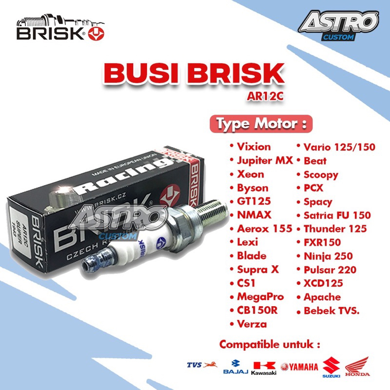 BUSI MOTOR BRISK AR12C COPPER AR12C