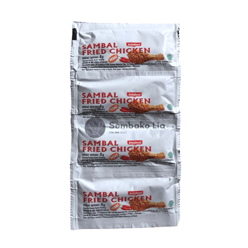 Indofood Sambal Fried Chicken 8ml Pedas Sachet