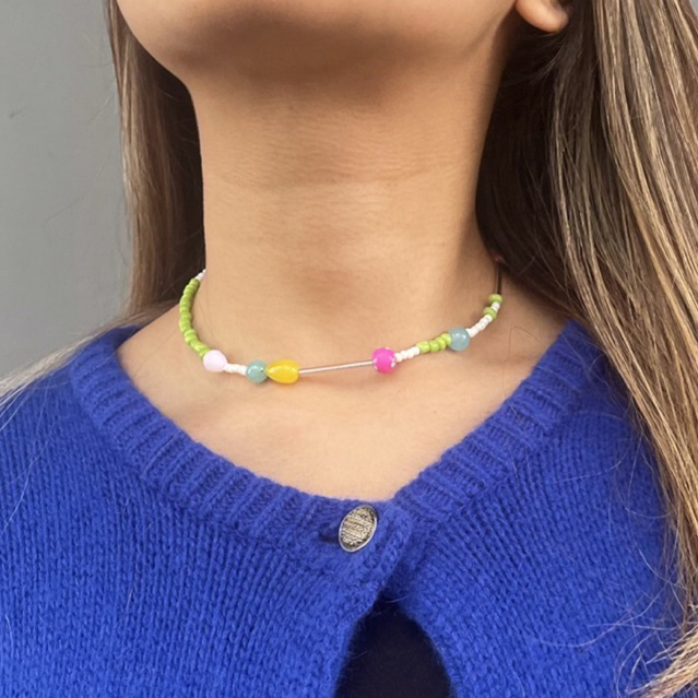 Candy beaded necklace / kalung manik / beads choker