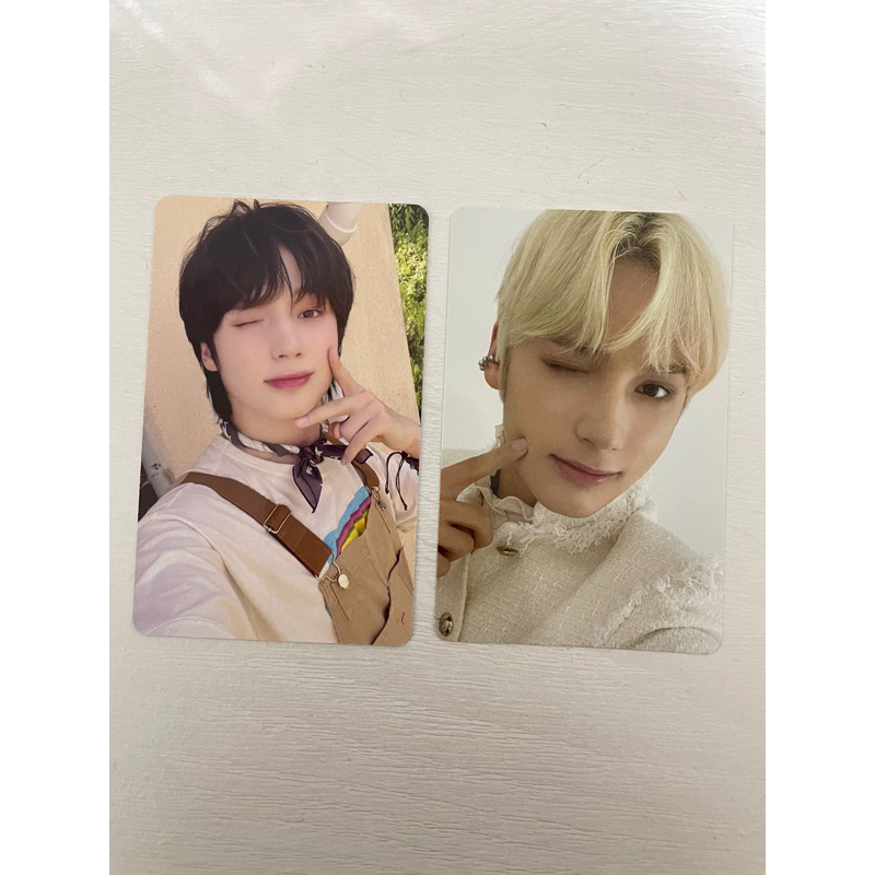(BOOKED) PC PHOTOCARD OFFICIAL Hueningkai Tangerine Farm pair Hueningkai Lamaran