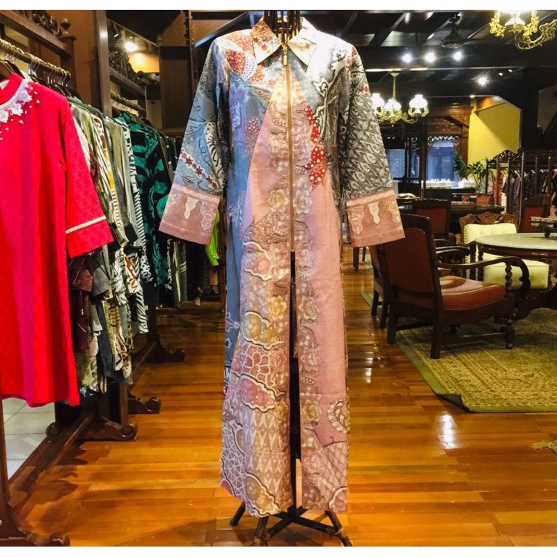 Abaya Cardigan Sutra Viscos by Dian Pelangi LIMITED EDITION Busana Muslim Baju Maxi Dress Gamis Gaun