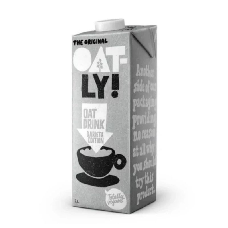 oatly barista oat milk 1 l susu gandum vegan 1lt lactose free 1liter
