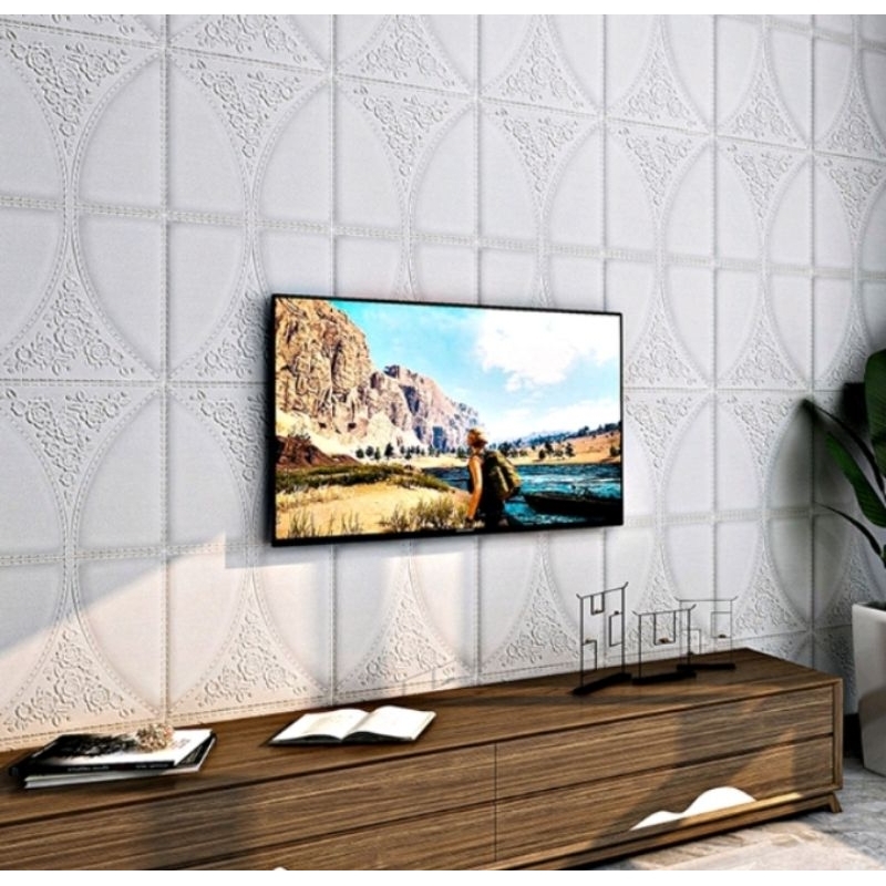 wallpaper foam / 3d bunga batik