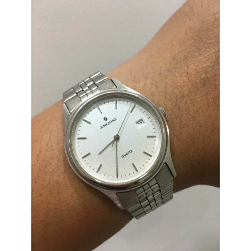 Jam Tangan Pria Bekas Original Junghans Quartz 41/1126 /Jam Antik/Jam Seken/Jam Lama