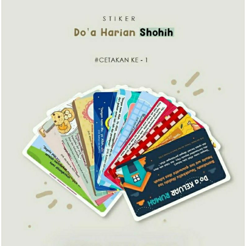 

Sticker Do'a Harian Shohih