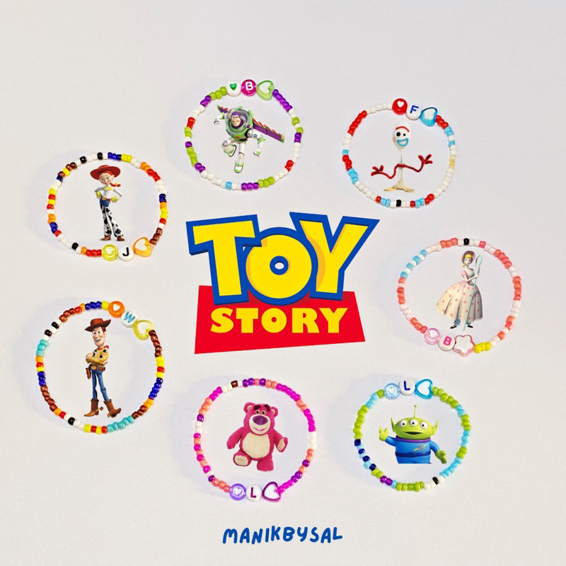 Toy Story Beads Bracelet - Gelang Manik Toy Story
