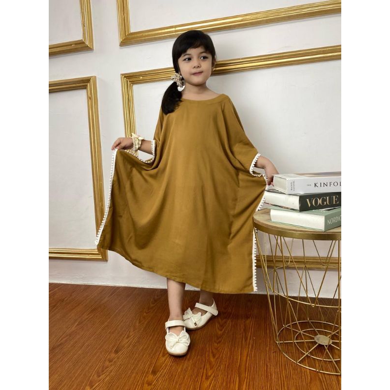 Kaftan Anak Perempuan Umur 8 9 Tahun Kaftan Kids Famies Gamies Ramadhan Bayi Baju Muslim Dress Pesta