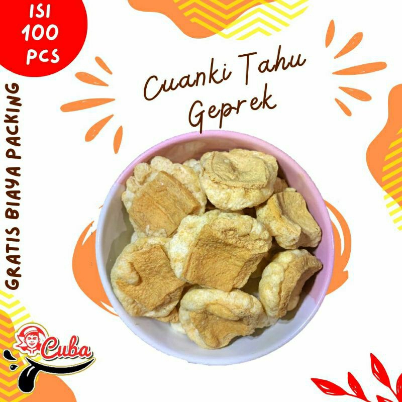 

Cuanki Tahu Geprek 100pcs, toping seblak, boci baso aci, bakso mie, tahu kribo