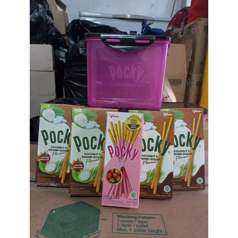 

Pocky Paket gratis Container Pocky