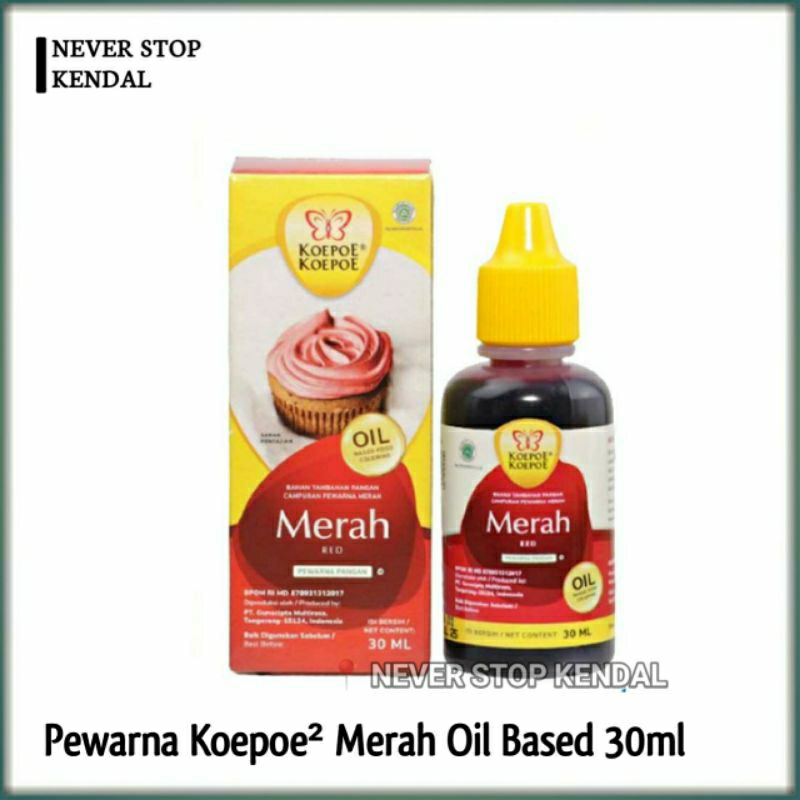 

Pewarna Merah Oil Base Koepoe-Koepoe 30ml