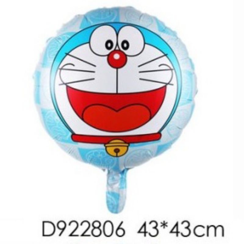 BALON FOIL BULAT DORAEMON 45CM