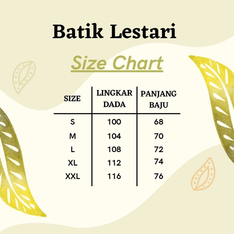 Batik Premium Pria Slimfit Lengan Panjang Lapis Furing