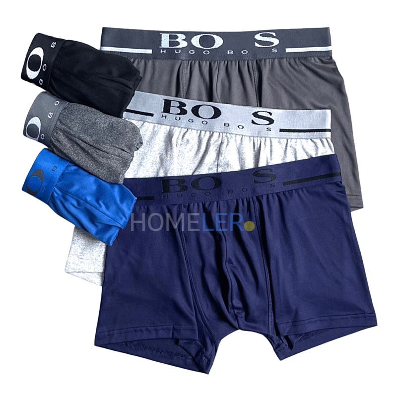 Celana Dalam Pria (1 Box Isi 3 Pcs) / Celana Dalam Pria Boxer Dewasa / Sempak Pria