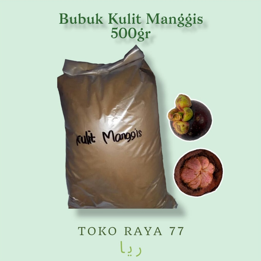 

Bubuk Kulit Manggis Kemasan 500 Gram Murni Tanpa Campuran