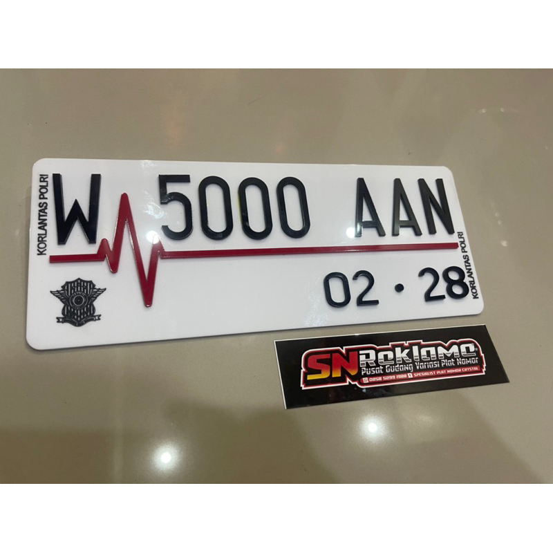 PLAT NOMOR MOTOR Acrylic , mika laser keren, murah, super kualitas