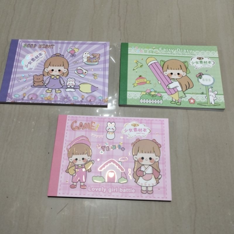 BOOK STIKER MOMO KOREA BESAR[isi 24 lembar][isi 10 lembar][isi 15 lembar][isi 50 lembar]Stiker Buku
