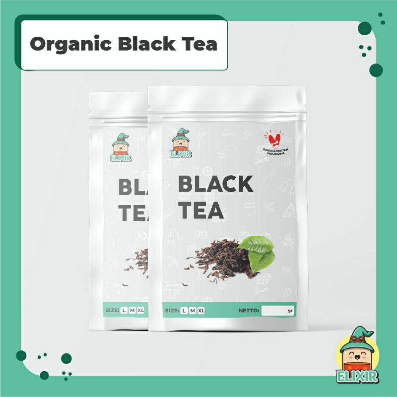 

ELIXIR 100gr Organic Black Tea/ daun teh hitam organik murni