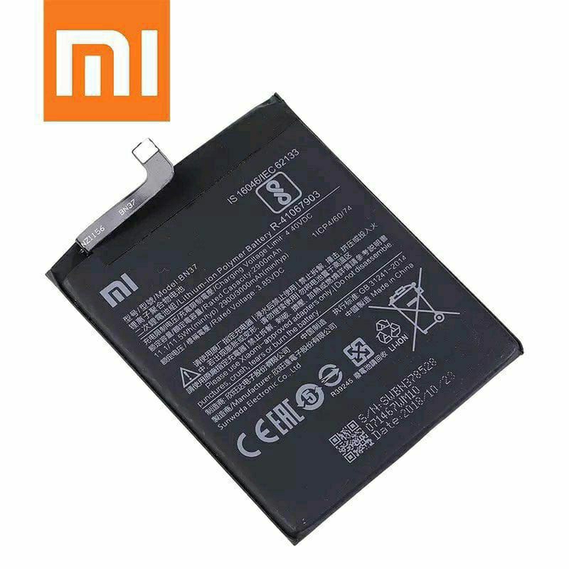 Baterai Battery Xiaomi Redmi 6/6A BN 37/100% ORIGINAL