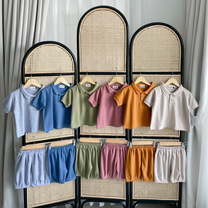 ByMeldevKids - Polo Set Anak 1-5 Tahun Unisex